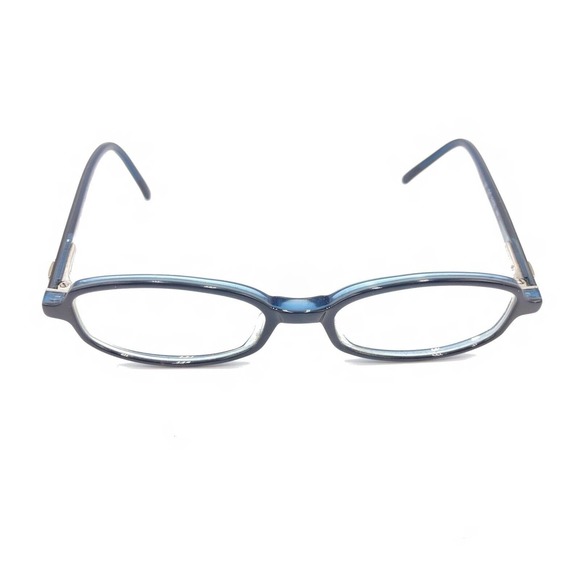 Gucci GG2478 M4X Black Blue Rectangle Eyeglasses Frames 47-16 130 Italy Designer - Picture 2 of 12